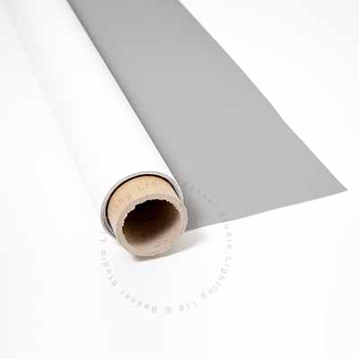 90cm x 3m Grey and White Double Sided Vinyl Background (Card Core)